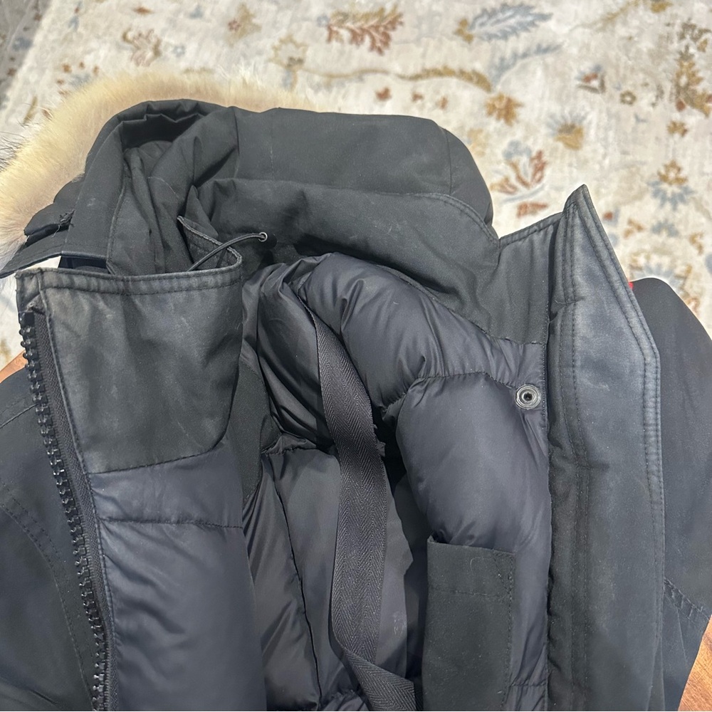 Canada Goose Trillium Black Parka with Fur - Picture 11 of 12